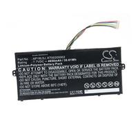 vhbw Batterie compatible avec Acer Spin 1 SP111-32N-P9VD, 1 SP111-33-A14P, 1 SP111-33-C3E4 ordinateur portable Notebook (4650mAh, 7,7V, Li-polymère)