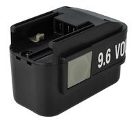 vhbw Batterie compatible avec AEG P9.6, BL Multi-volt-lamp, BS2E 9.6T outil électrique (2100 mAh, NiMH, 9,6 V)