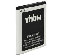 vhbw 1x Batterie Compatible avec Alcatel One Touch OT-5036D, OT-5035X, OT-5035, OT-5035D, 5035, OT5036 téléphone Portable (1700mAh, 3,7V, Li-ION)