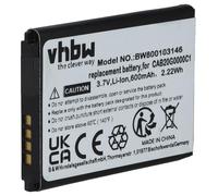 vhbw Batterie Compatible avec Alcatel One Touch OT-505, OT-363, OT-320, OT-361, OT-303A, OT-292 téléphone Portable (600mAh, 3,7V, Li-ION)