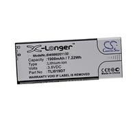 vhbw Batterie Compatible avec Alcatel TLI019D7 Smartphone (1900mAh, 3,8V, Li-ION)