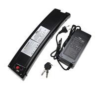 Vhbw Batterie Compatible Avec Ampere Mode Folding Electric Bike 250w Vélo Électrique (8,7ah, 36v, Li-Ion, Noir) + Chargeur