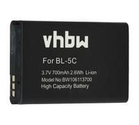 vhbw Batterie Compatible avec Amplicomms PowerTel M4000, M5000, M5010, M5100, M6000 téléphone Portable (700mAh, 3,7V, Li-ION)