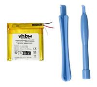 vhbw Batterie Compatible avec Apple iPod Nano 8GB, MB261LL/A, MA978LL/A, MB253LL/A Lecteur de Musique MP3 (450mAh, 3,7V, Li-polymère)
