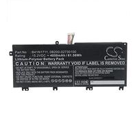 vhbw Batterie Compatible avec ASUS TUF FX705GM-EW116, FX705GM-EW101T, FX705GM-EW135 Ordinateur Portable (4050mAh, 15,2V, Li-polymère)