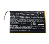 vhbw Batterie compatible avec Autel MaxiSys CV, MS908, MS908CV, MS908P appareil de diagnostique de véhicule (11000mAh, 3,7V, Li-polymère)