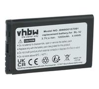 vhbw Batterie Compatible avec Bea-fon SL200_EU001, SL200, SL205EU_001BS, SL205, S40, SL215, S35i téléphone Portable (1200mAh, 3,7V, Li-ION)