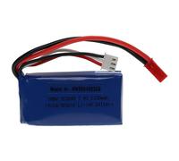Vhbw Batterie Compatible Avec Bec Connecteur Pour Modéle Rc Par Ex. Voiture De Course Avion (1100mah, 7,4v, Li-Polymère, 53 X 30 X 18 Mm)-Vhbw