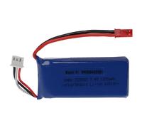 Vhbw Batterie Compatible Avec Bec Connecteur Pour Modéle Rc Par Ex. Voiture De Course Avion (1200mah, 7,4v, Li-Polymère, 65 X 30 X 16 Mm)-Vhbw