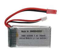 Vhbw Batterie Compatible Avec Bec Connecteur Pour Modéle Rc Par Ex. Voiture De Course Avion (700mah, 7,4v, Li-Polymère, 56 X 31 X 15 Mm)-Vhbw