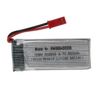 Vhbw Batterie Compatible Avec Bec Connecteur Pour Modéle Rc Par Ex. Voiture De Course Avion (800mah, 3,7v, Li-Polymère, 58 X 25 X 8 Mm)-Vhbw