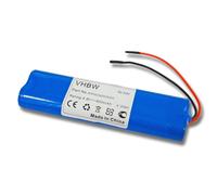 vhbw Batterie compatible avec Beltrona ELRD4AA900 éclairage d'issue de secours (900mAh, 4,8V, NiMH) avec câble de raccord