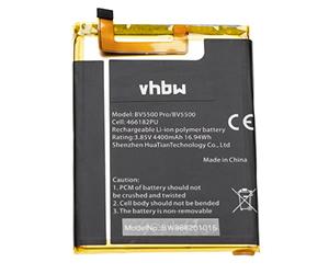 vhbw Batterie Compatible avec Blackview BV5500, BV5500 Pro Smartphone (4400mAh, 3,85V, Li-ION)