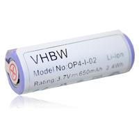 Vhbw Batterie Compatible Avec Braun Oral-B Smart 6000, Smart 7000, Ibrush 8000, Ibrush 9000 Rasoir Tondeuse Électrique (650mah, 3,7v, Li-Ion)
