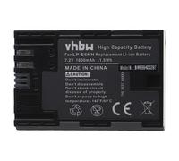vhbw Batterie compatible avec Canon EOS 5D Mark IV, 5DS, 5DS R, 5D Mark III, 5D Mark II appareil photo, reflex numérique (1600mAh, 7,2V, Li-ion)