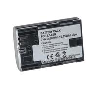 vhbw Batterie compatible avec Canon EOS 6D, 70D, 7D, 7D Mark II, 80D, 90D appareil photo reflex (2250mAh, 7,4V, Li-ion) avec puce d'information