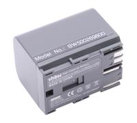 vhbw Batterie compatible avec Canon ZR-60, ZR-65MC, ZR-70MC, ZR-80, ZR-85, ZR-90 caméra vidéo caméscope (2800mAh, 7,2V, Li-ion)