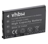 vhbw Batterie compatible avec Casio Exilim EX Serie EX-S1PM, EX-23, EX-M1, EX-M2, EX-S100, EX-S2, EX-M20, EX-S1 appareil photo (550mAh, 3,6V, Li-ion)
