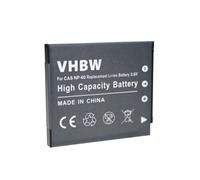 vhbw Batterie compatible avec Casio Exilim EX-Z21, EX-Z20, EX-Z22, EX-FS10, EX-S10, EX-Z25, EX-S12, EX-Z19 appareil photo (550mAh, 3,6V, Li-ion)