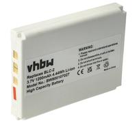vhbw Batterie Compatible avec CipherLab 8000, 8200, 8230, 8300, CPT8200 Laser, CPT-8300 téléphone Portable (1200mAh, 3,7V, Li-ION)