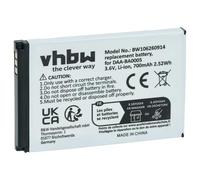 vhbw Batterie Compatible avec Creative Zen Micro Photo Lecteur de Musique MP3 (700mAh, 3,7V, Li-polymère)