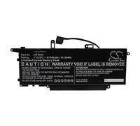 vhbw Batterie Compatible avec Dell Latitude 7310 2-in-1, 7400 2-in-1, 7410 2-in-1, 9410 2-in-1 Ordinateur Portable (6 750mAh, 7,6V, Li-polymère)