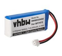 vhbw Batterie Compatible avec Dogtra 2300NCP Transmitter, 2302NCP Transmitter Collier de Dressage de Chien (500mAh, 7,4V, Li-polymère)