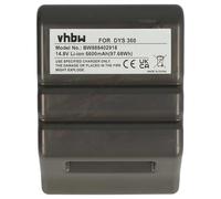 vhbw Batterie Compatible avec Dyson 360, 360 Eye (RB01), 360 Eye Robot, 360 Heurist (RB02) Robot électroménager Gris foncé (6600mAh, 14,8V, Li-ION)