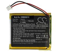 vhbw Batterie Compatible avec Floureon VB603, VB601, VB605 Moniteur bébé, babyphone (750mAh, 3,7V, Li-polymère)