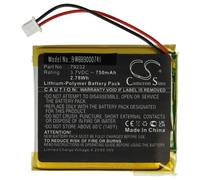 vhbw Batterie compatible avec Floureon VB603, VB601, VB605 moniteur bébé, babyphone (750mAh, 3,7V, Li-polymère)