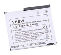 vhbw Batterie Compatible avec Fujitsu-Siemens Pocket Loox 718, 720, 728, 700, 710 Tablette Notepad PDA Assistant Personnel (1600mAh, 3,7V, Li-ION)