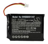 vhbw Batterie Compatible avec Garmin Edge Explore 2, DEZL OTR700 GPS, Appareil de Navigation (750mAh, 3,7V, Li-ION)