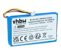 vhbw Batterie Compatible avec Garmin Nüvi 30, 40, 40LM, 50, 50LM, 52LM, 52LMT, 54LM, 54LMT, 55LM système de Navigation GPS (1100mAh, 3,7V, Li-ION)
