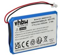 vhbw Batterie Compatible avec Garmin Quest GPS, Appareil de Navigation (1000mAh, 3,7V, Li-ION) - Remplacement pour IA3Y117F2