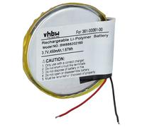 vhbw Batterie Compatible avec Garmin Tactix Charlie, Tactix Delta smartwatch Montre connectée Bracelet Fitness (450mAh, 3,7V, Li-ION)