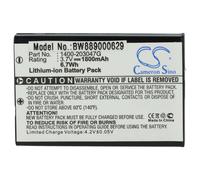vhbw Batterie compatible avec Gicom GC9600, LK9100, LK9150 scanner de code-barre POS (1800mAh, 3,7V, Li-ion)