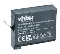 vhbw Batterie Compatible avec GoPro HD Hero 4 Black, 4 + Plus, 4 Black Edition Music caméra vidéo caméscope (1160mAh, 3,7V, Li-ION)