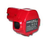 vhbw Batterie compatible avec Greenlee Gator Pro E12CCX, UAP32GL, UAP32GL-11 outil électrique (3000mAh NiMH 12V)