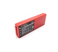 vhbw Batterie compatible avec HBC Radiomatic Spectrum 3 opérateur télécommande industrielle (2000mAh, 6V, NiMH) - rouge