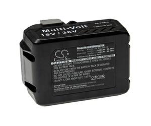 vhbw Batterie compatible avec HiKOKI DH18DBQL, DH36, DH36DMA, DH36DPA, DH36DPB outil électrique (3000 / 1500 mAh, Li-ion, 18 / 36 V)