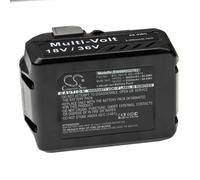 vhbw Batterie compatible avec HiKOKI G3612DA, G3613DA, G3613DB, G3623DA, R18DSAL outil électrique (5000 / 2500 mAh, Li-ion, 18 / 36 V)