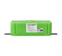 vhbw Batterie compatible avec iRobot Roomba 652, 640, 671, 614, 665, 670, 615, 675 robot électroménager vert (2600mAh, 14,4V, Li-ion)