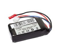 vhbw Batterie Compatible avec JST-SYP-2P connecteur pour modéle RC (800mAh, 7,4V, Li-polymère, 60 x 31 x 16,5 mm)