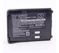 vhbw Batterie compatible avec Kenwood TH-F6, TH-F6A, TH-F6E, TH-F7, TH-F7A, TH-F7E, TH-FTE radio talkie-walkie (1500mAh, 7,4V, Li-ion)