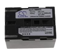vhbw Batterie compatible avec Leaf AFi-II 7 appareil photo (3000mAh, 7,4V, Li-ion)