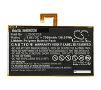 vhbw Batterie Compatible avec Lenovo Tab P11, Tab P11 5G, TB-J606F, TB-J607Z Tablette Pad (7500mAh, 3,86V, Li-polymère)
