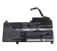 Vhbw Batterie Compatible Avec Lenovo Thinkpad E465 (20excto1ww), T470p, T470p (20hda01vcd) Ordinateur Portable (4400mah, 10,8v, Li-Polymère)