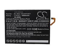 vhbw Batterie Compatible avec LG G Pad 5 10.1, G Pad 5 10.1 FHD, G Pad 5 10.1 LM-T600L Tablette Pad (8000mAh, 3,8V, Li-polymère)