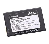 vhbw Batterie Compatible avec LG K10 LTE, F670, F670K, F670L, F670S, K10, K10 4G LTE, K10 Dual SIM téléphone Portable (2200mAh, 3,8V, Li-ION)