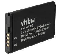vhbw Batterie Compatible avec LG KP130, KP170, KP105, KP106 Ruby, KP210 Aries, KP100, GM205 téléphone Portable (600mAh, 3,7V, Li-ION)